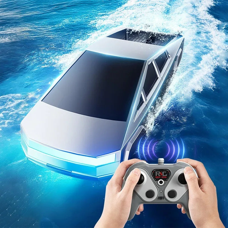 Visokohitrostna daljinsko vodena dirkalna čoln vodni čoln igrača
