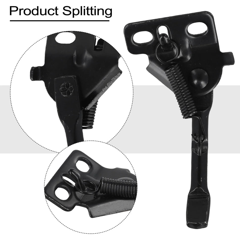 High-Quality Foot Support for 8&quot; &amp; 10&quot; E-Scooters - Black Metal Frame