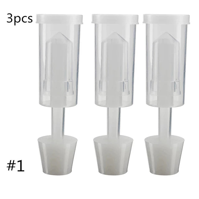Plastic Homebrew Airlock Set &ndash; Silicone Grommets Included