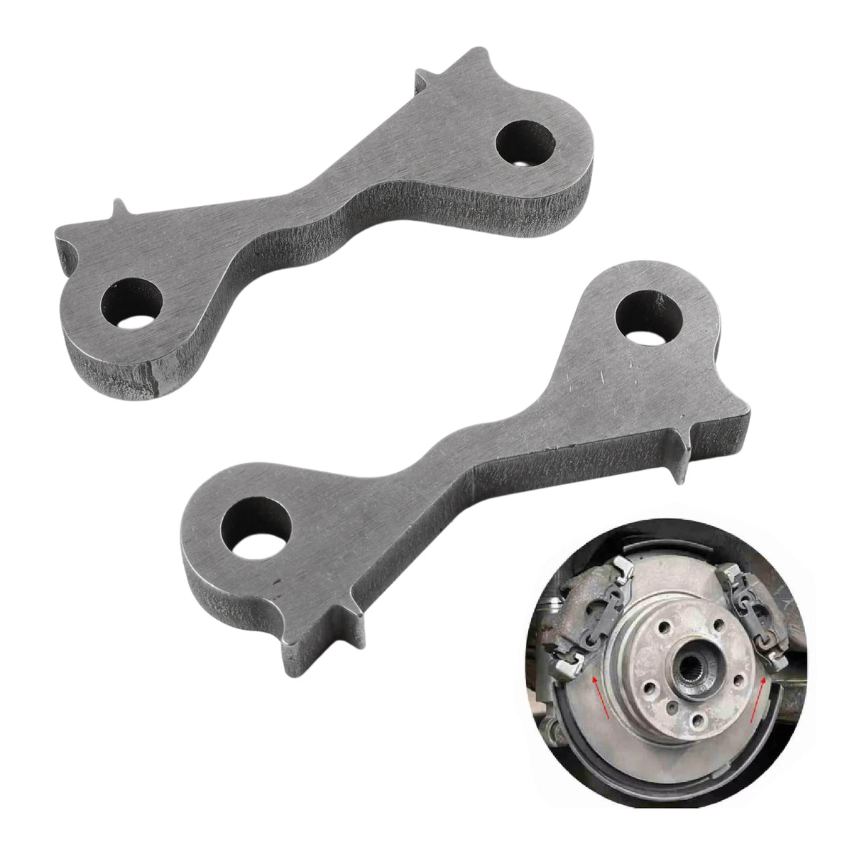 PIKBUK 2PCS Weld-on Drift Twin Brake Calipers Adapter For BMW E46 E36 323i 325i 328i 330i by InterCyprus Trading Ltd