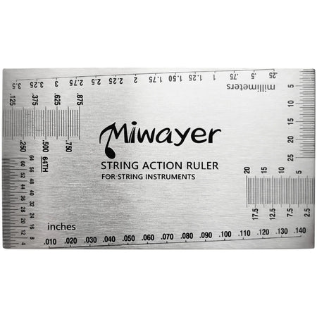 String Action Ruler Gauge Guitar Repairing Tool &ndash; Versatile Miwayer Ruler