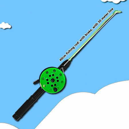 35-60cm Telescopic Fishing Rod with Free Lure Reel - Perfect Kids Gift 40CM A3