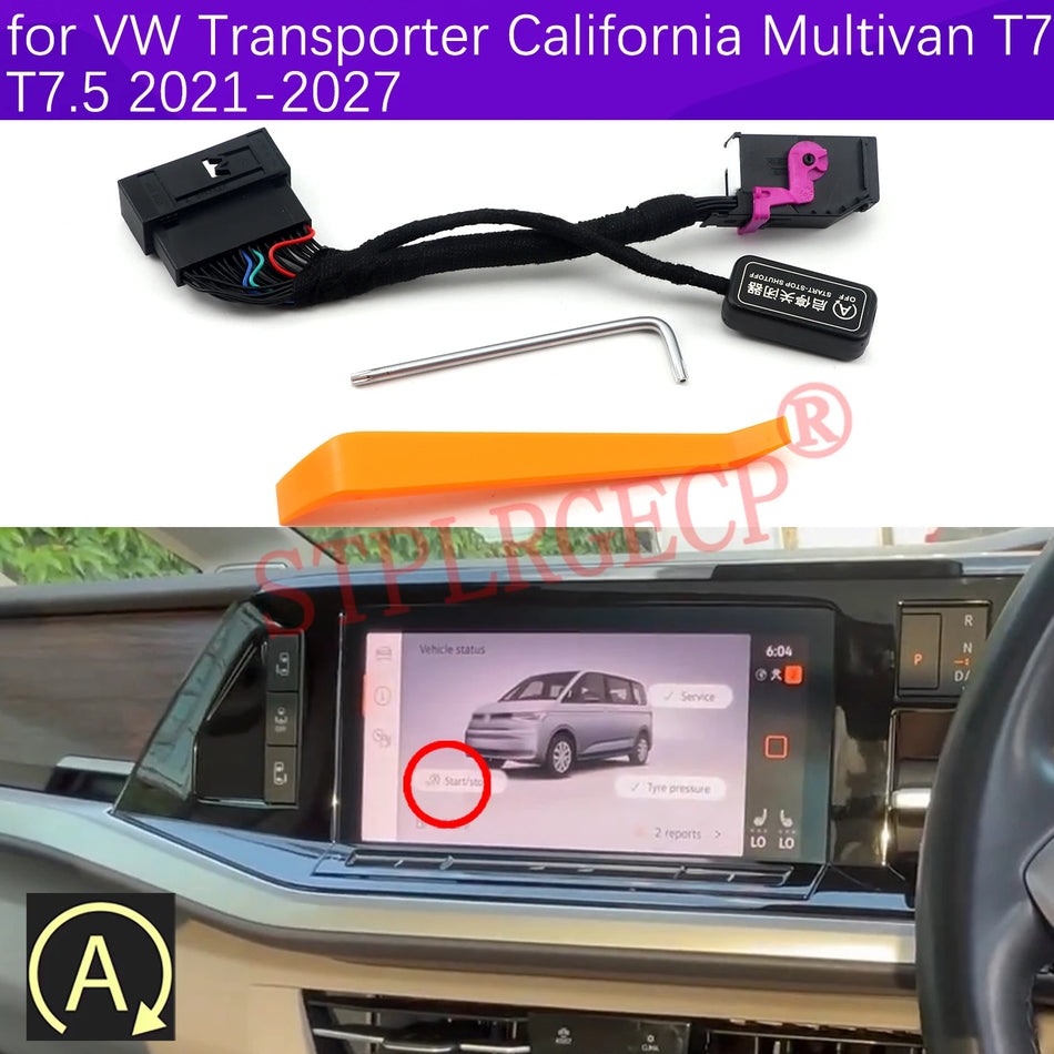 Automaattinen start-stop pois -kytkin VW Transporter T7 T7.5 Multivanille