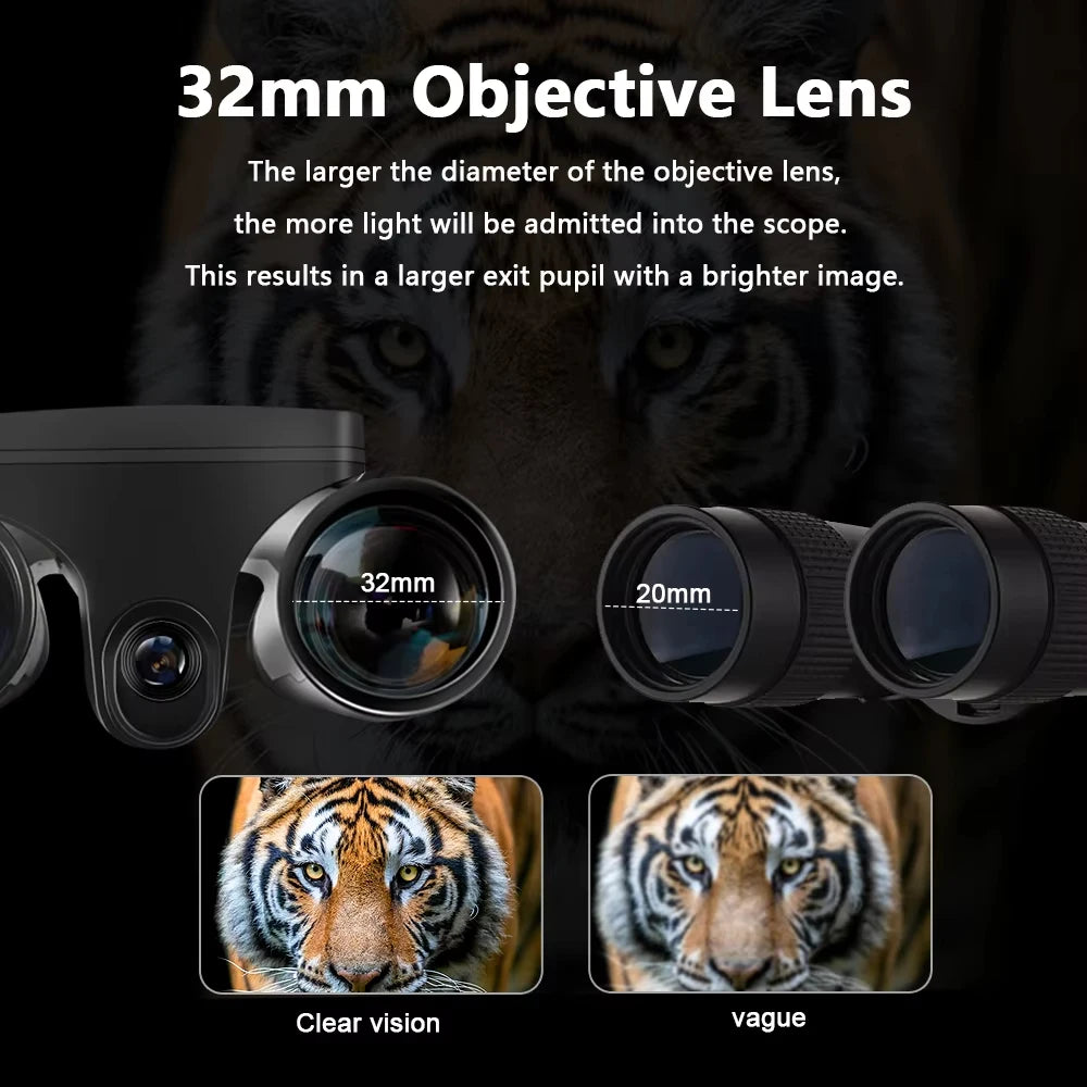 DT30 12X32 Binoculars Camera - 2.5K HD 12X Optical Zoom