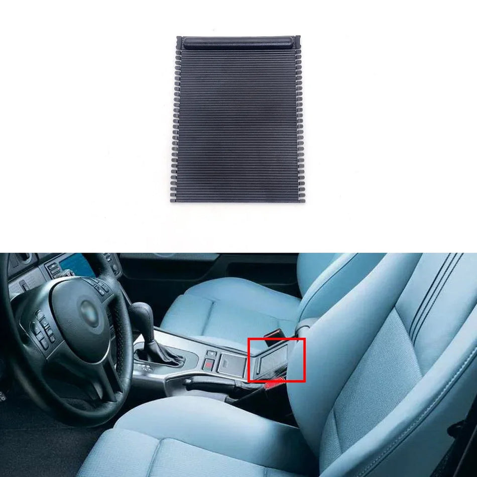 Car Center Console Cover For BMW 5 Series E39 1995-2003 Slide Roller Blind Cup Holder