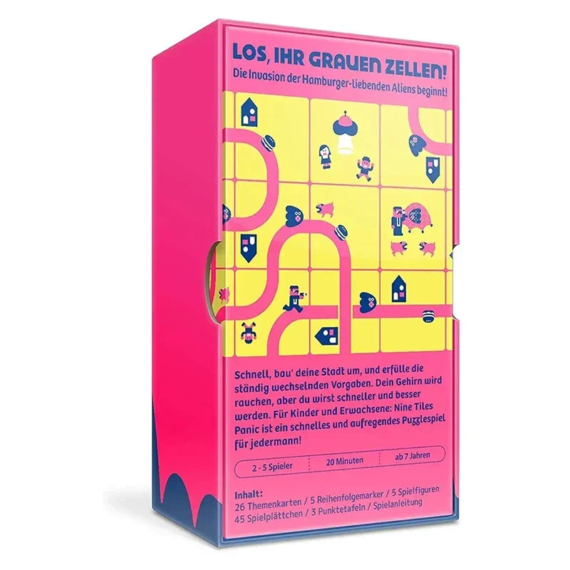 Σετ Επιτραπέζιου Παιχνιδιού Nine Tiles Panic Startups Party για Όλες τις Ηλικίες
