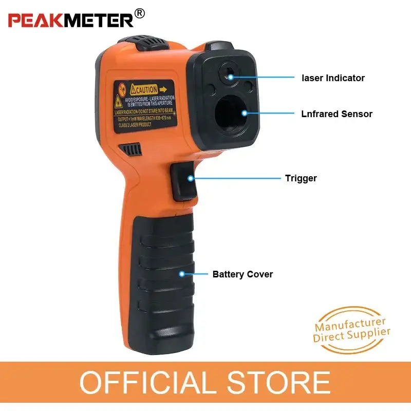 PM6530B Laser Thermometer Non Contact Minus 50 To 800 C