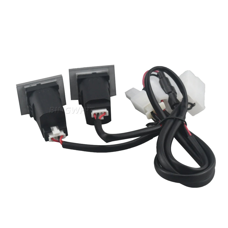 Cargador de coche USB PD Carga Rápida QC3.0 para Ford Focus 2 Mk2 2009-2011