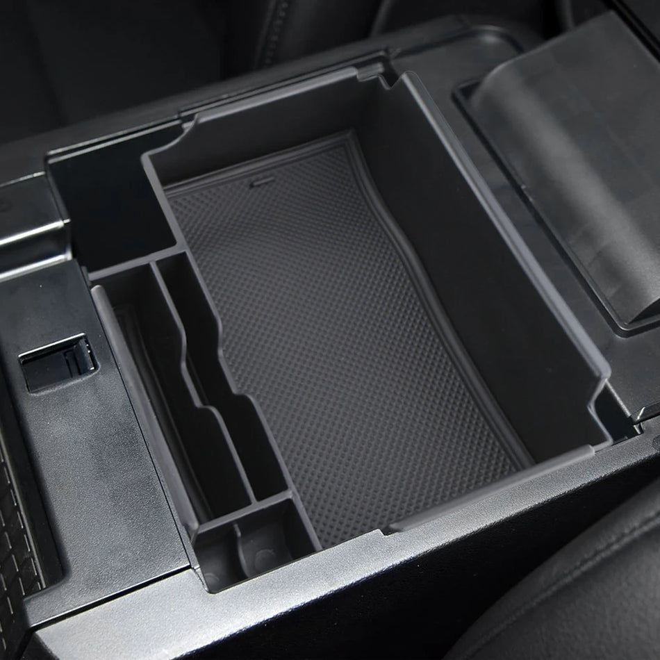 Center Console Armrest Storage Box for Ford Explorer Left-Hand Drive Durable ABS Plastic