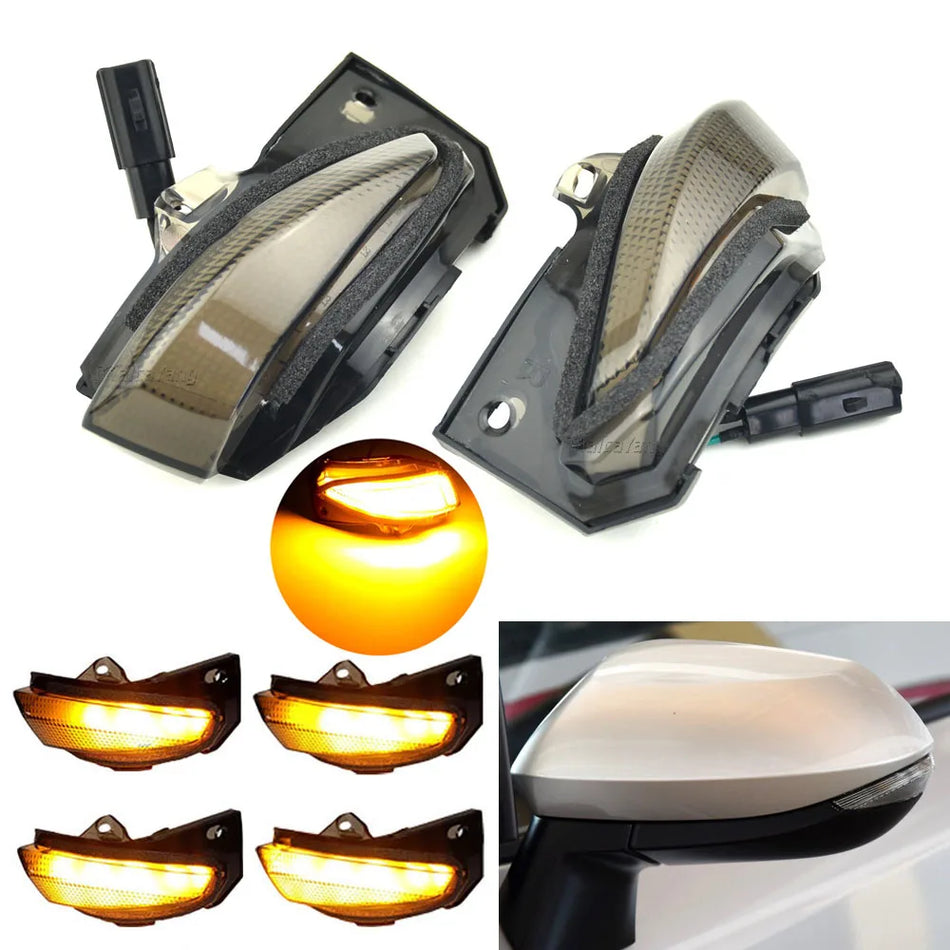 Luces de espejo de señal de giro LED dinámicas para Toyota Corolla Hatchback 2019-2021