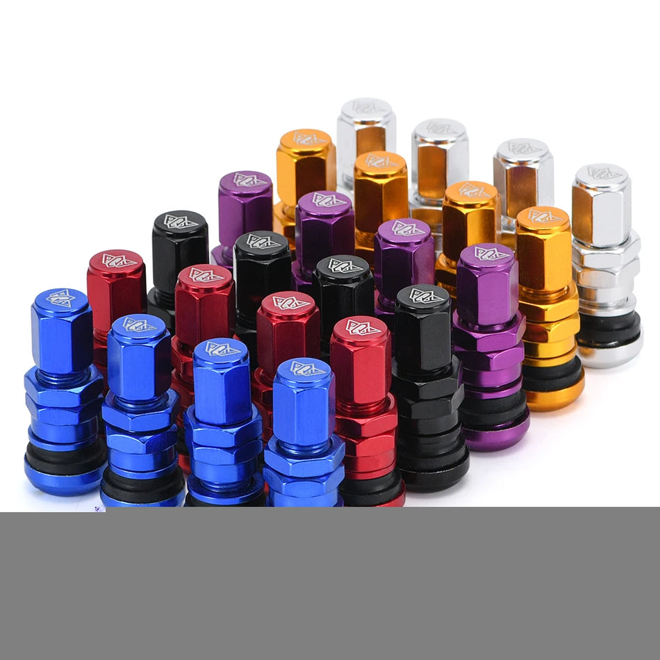 Tappi per valvole Volk Racing WR11, alluminio forgiato, adattamento universale