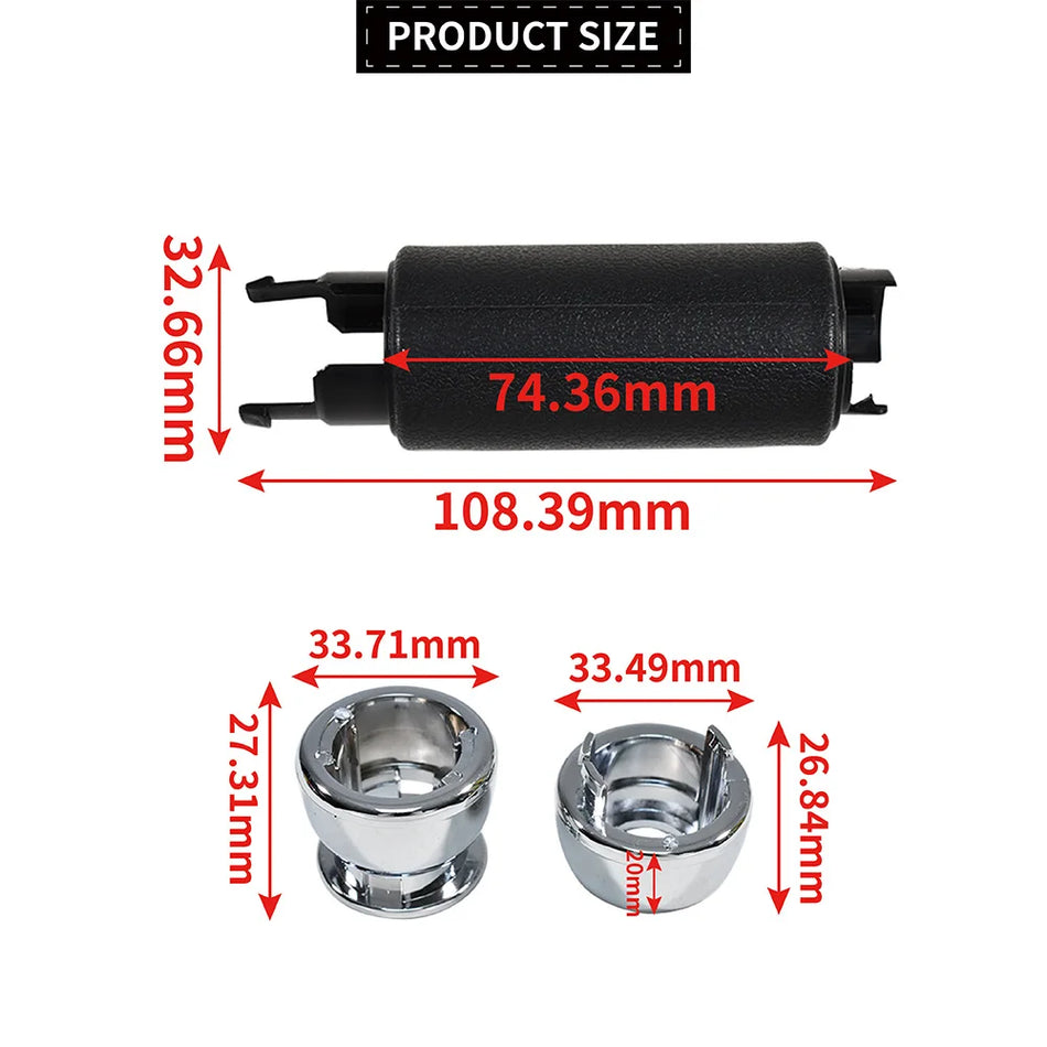 Handbrake Handle Grip Black Chrome For MINI R50 R52 R53 R55 R56 R57 R58 R59