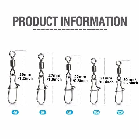 Delysia King Fishing Gear Kit - 50/100/200 Piece Set