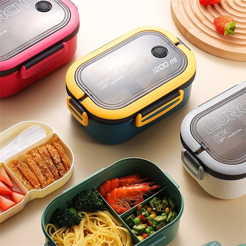 1200ML 2 Layer Bento Lunch Box &ndash; Leakproof And Portable