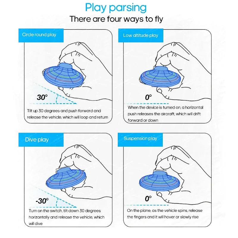 Magical Flying Helicopter &ndash; LED Floating Ball Toy