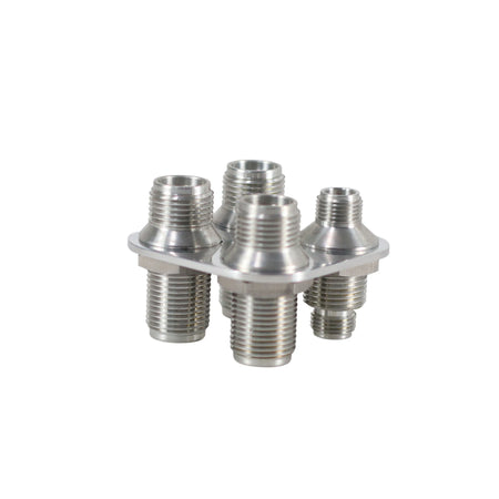 SherryBerg Aluminum 4 Port AC Air Conditioning Heater Hose Firewall Bulkhead Fitting Square by InterCyprus Trading Ltd