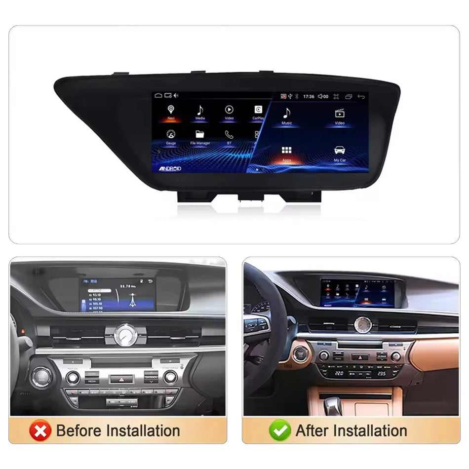 Radio samochodowe Android 15 do Lexus ES250 ES350 ES300h z GPS i Auto CarPlay