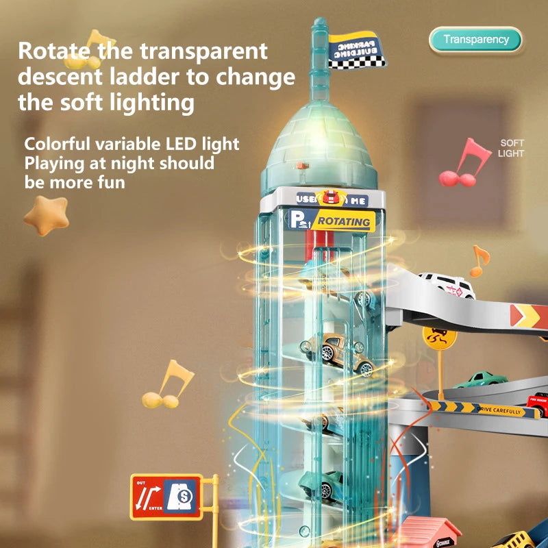 KBDFA Lion Theme Car Track 5503A &ndash; Educational Race Toy