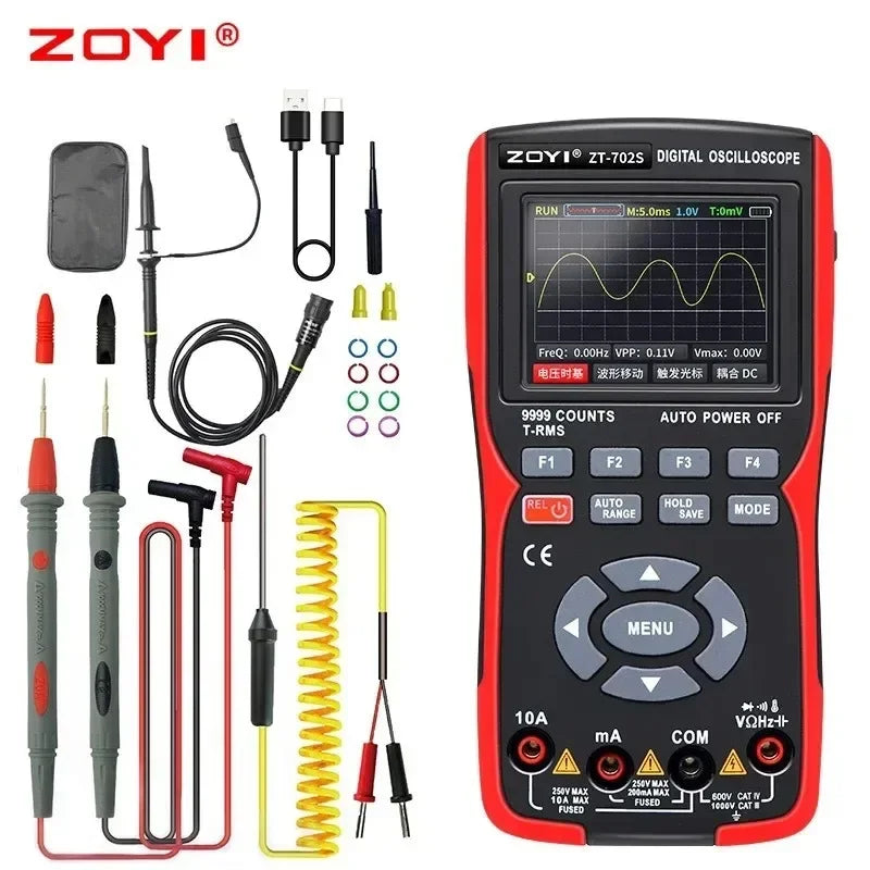ZOYI ZT-702S 2in1 Oscilloscope Multimeter &ndash; 10MHz Bandwidth