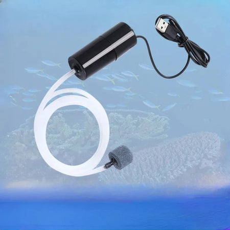 Aquarium Oxygen Air Pump USB Mini Aerator &ndash; Quiet Operation