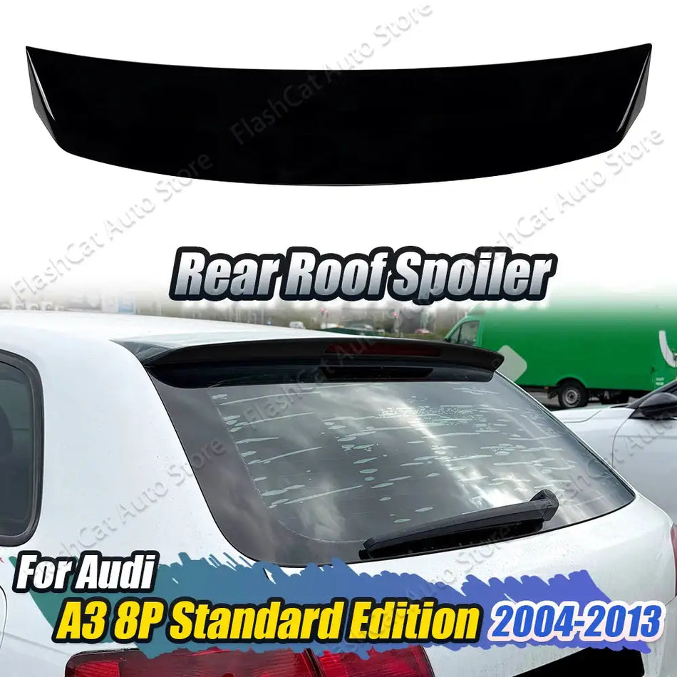 Audi A3 8P Tagatiiva Spoiler S Line Styling Kõrgläikega ABS