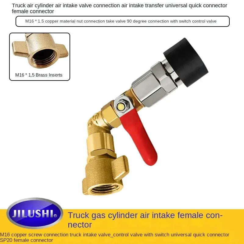 Universal Air Intake Pipe Connector With Adjustable Valve Switch For Trucks by InterCyprus Trading Ltd