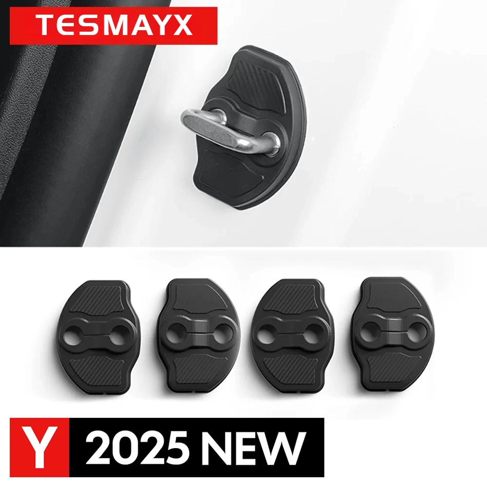 TPE Door Lock Protection Covers for Tesla Model Y Juniper 2025