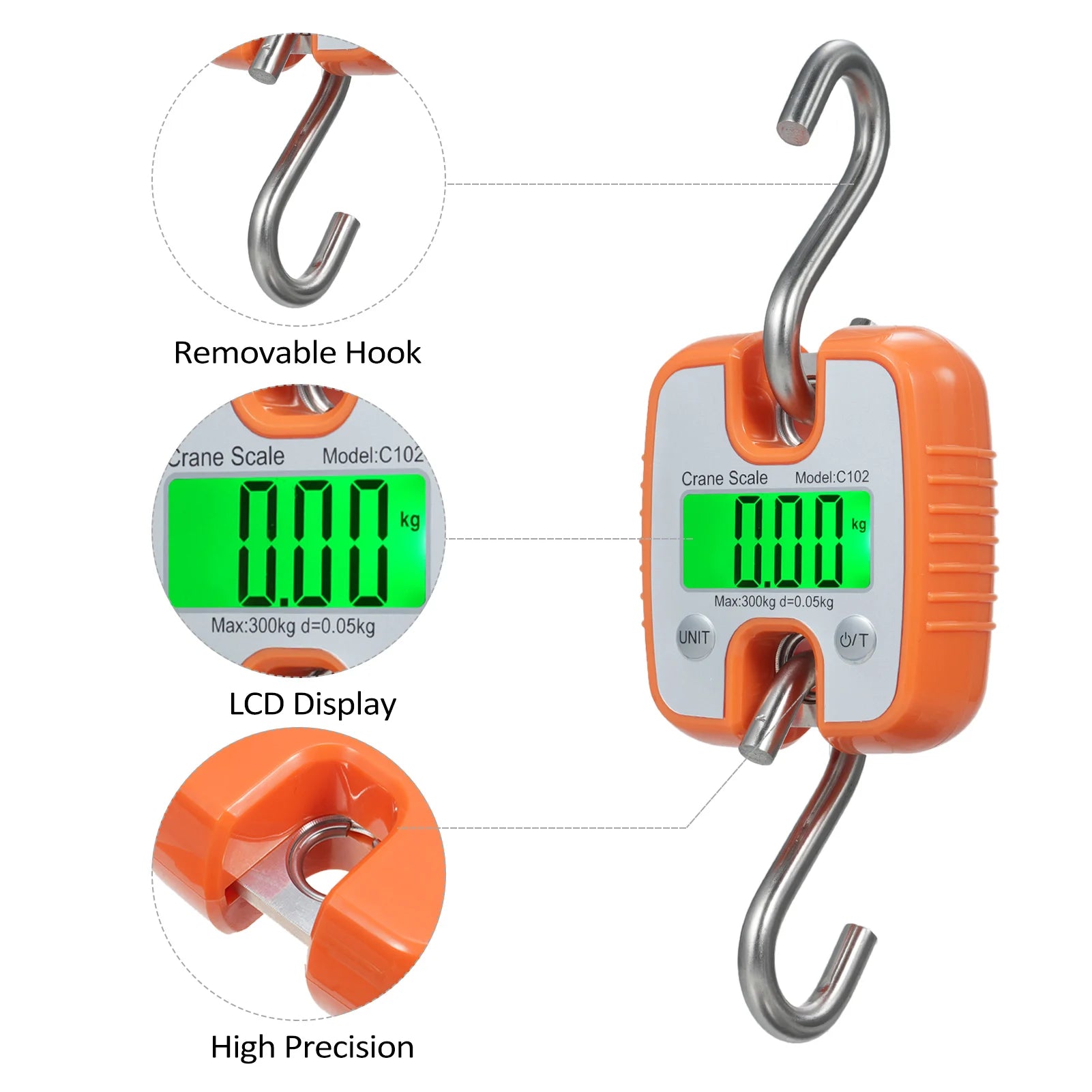 Bilancia Elettronica Per Bagagli Ad Alta Resistenza Bilancia Digitale - Foto 9