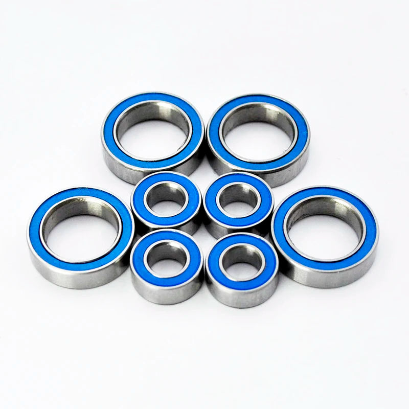 8Pcs Rubber Sealed Mini Bearings Kit &ndash; Grease-Lubricated