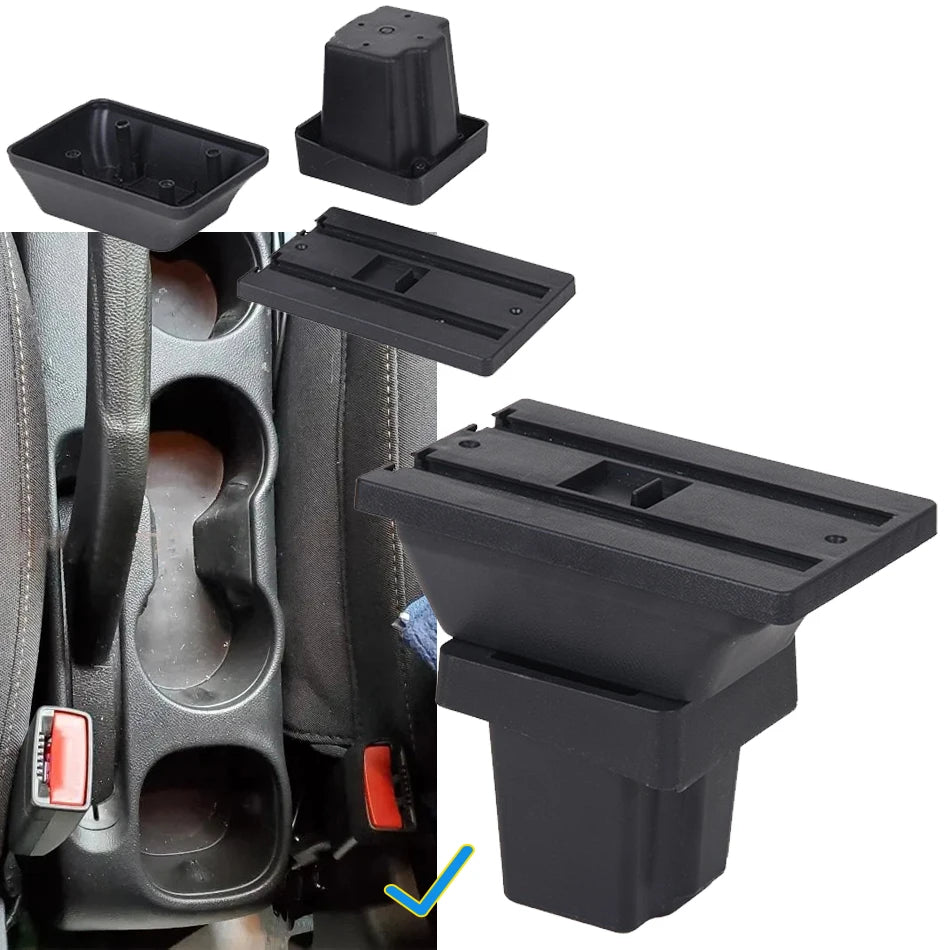 Armrest Box With PU Leather Storage For Chevrolet Trax 2013-2020