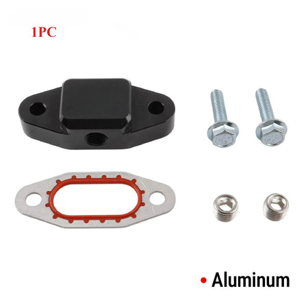 6061 T6 Aluminum Block Off Plate for Chevy GMC LS Gen III IV With Ports by InterCyprus Trading Ltd