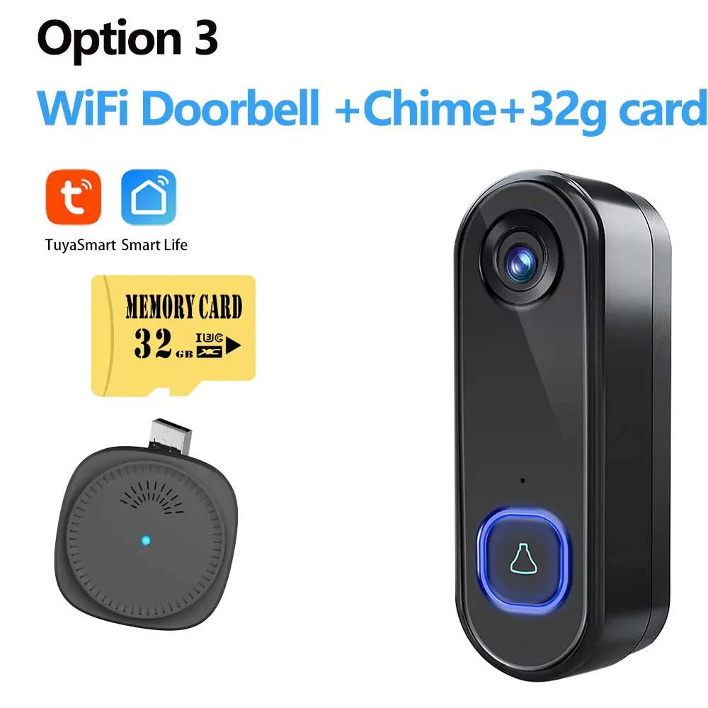 TUYA Doorbell Camera &ndash; 1080P Video, Alexa, Google Home Option 3