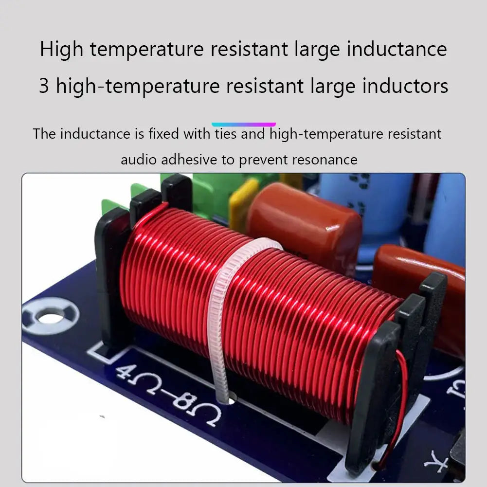250W 3 Way Treble Mid Bass HiFi Speaker Crossover Module