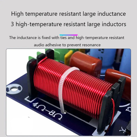 250W 3 Way Treble Mid Bass HiFi Speaker Crossover Module