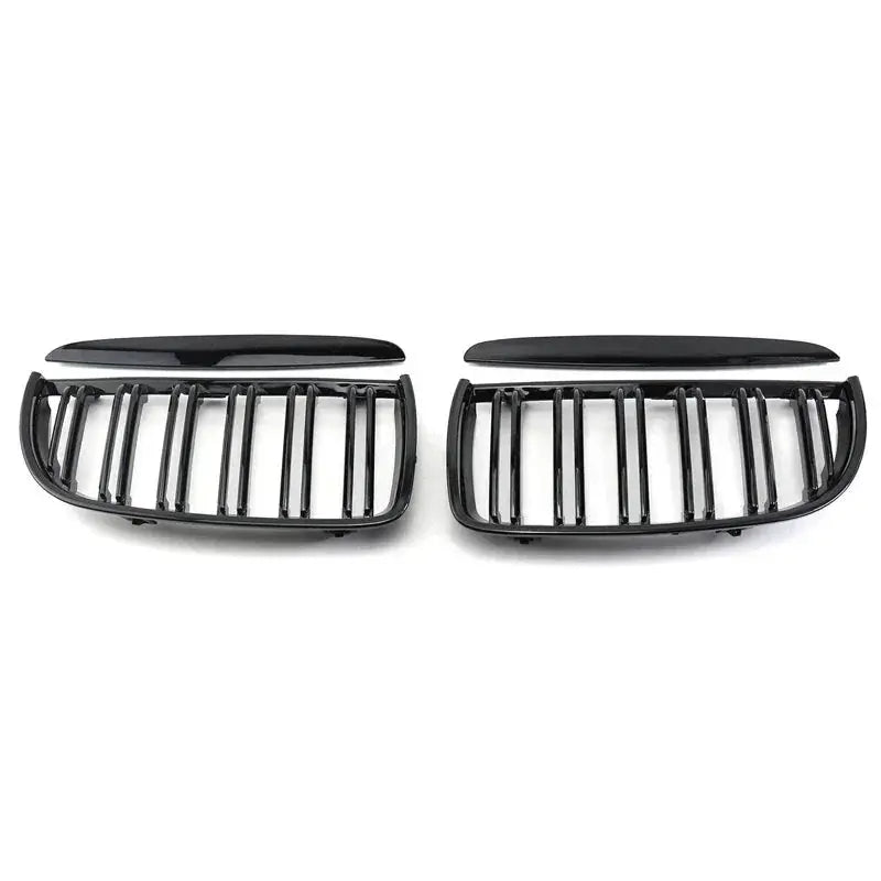 Pair Front Double Slat Sport Kidney Grille Grill For BMW E90 E91 4 Door 2005-2008 by InterCyprus Trading Ltd