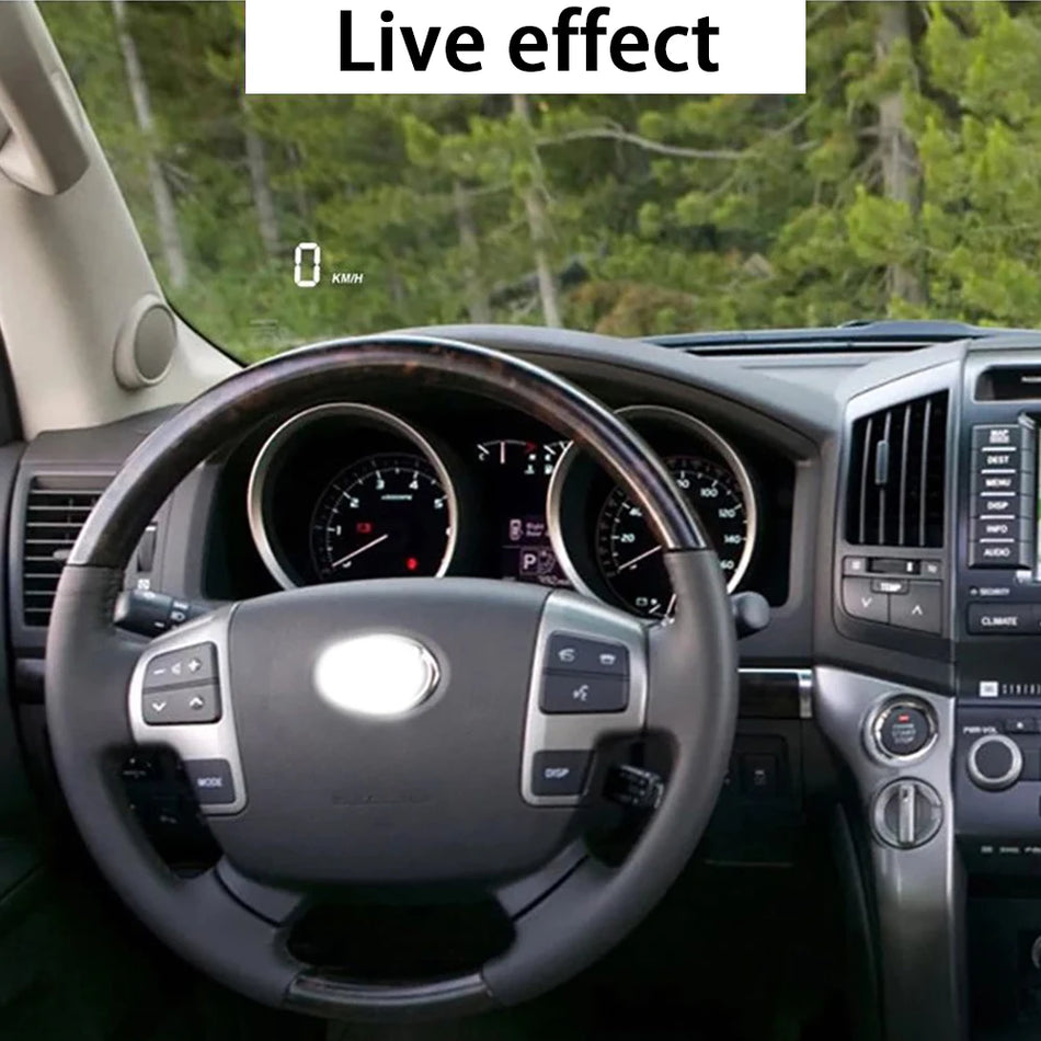 Οθόνη Head Up Display 5 ίντσες ενσύρματη για Toyota Land Cruiser J200 LC200 2008 έως 2016