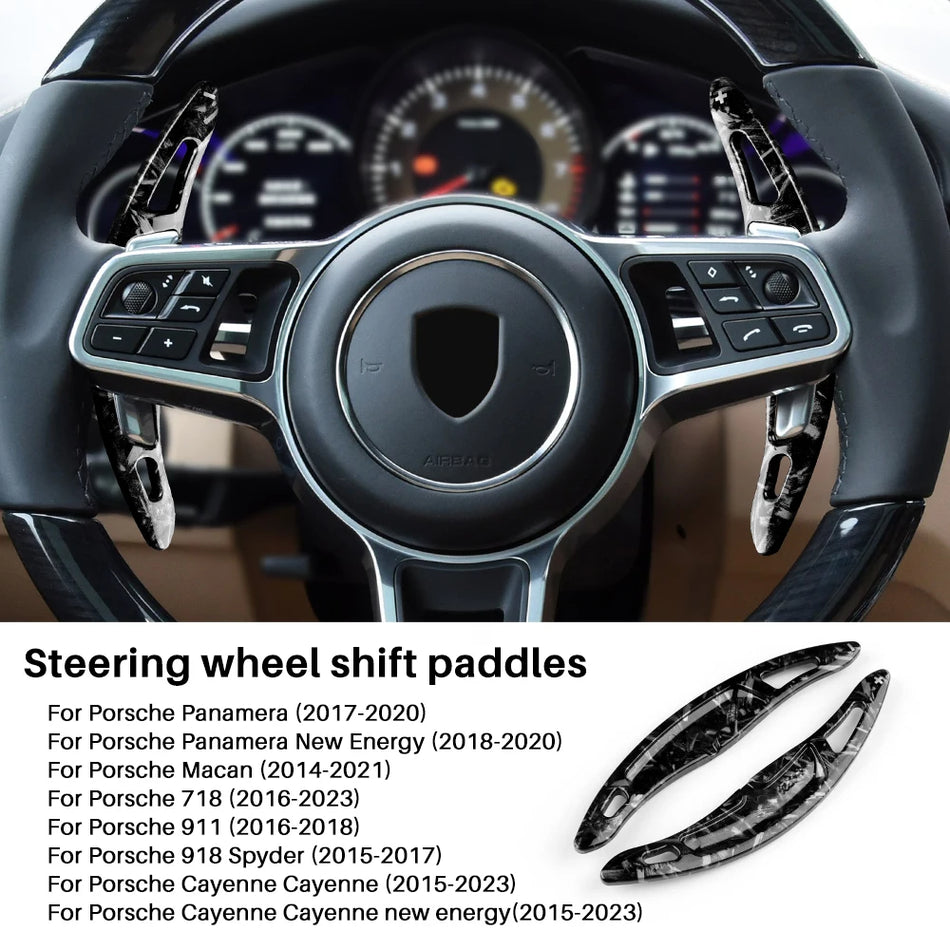 ABS Steering Wheel Paddle Extensions for Porsche Panamera Macan 718