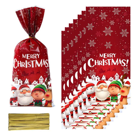 Christmas Candy Gift Bags - Santa Decoration - Huiran