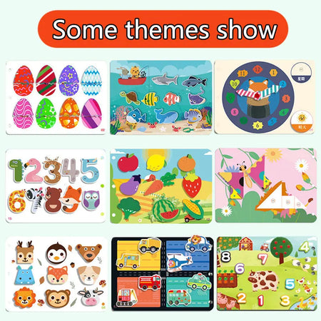 Montessori Baby Quiet Book - Sensory Early Education