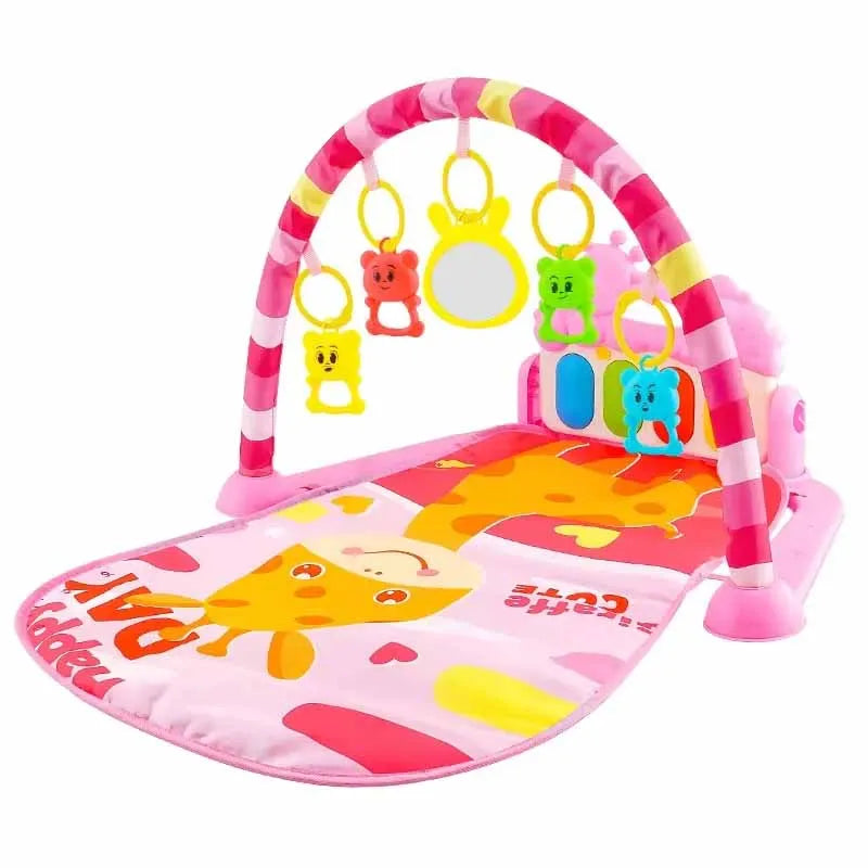 Baby Activity Gym - Musical Piano Keyboard Play Mat pink