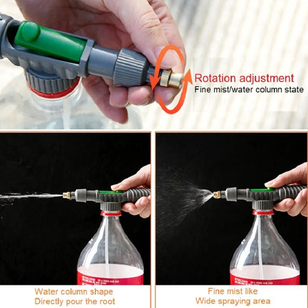 High-Pressure Adjustable Spray Nozzle for Garden and Cleaning