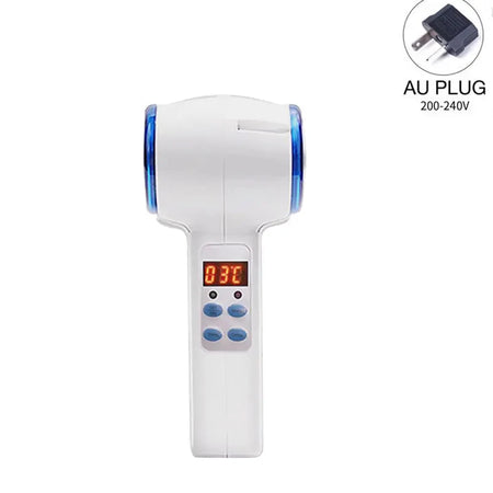 A0807 &ndash; Hot And Cold Double Head Massager With Blue Light AU plug