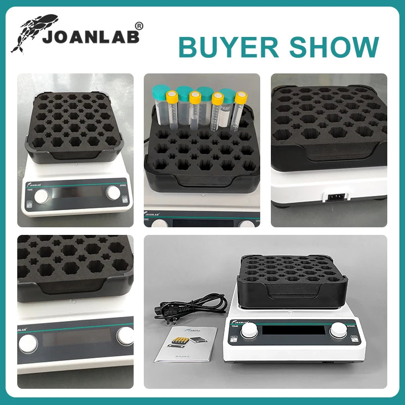 JOANLAB Vortex Mixer VM-600 &ndash; High-Speed 3000rpm Oscillation