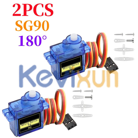 SG90 9G Micro Servo Motor &ndash; Exceptional Control and Precision 180 Degrees 2PCS