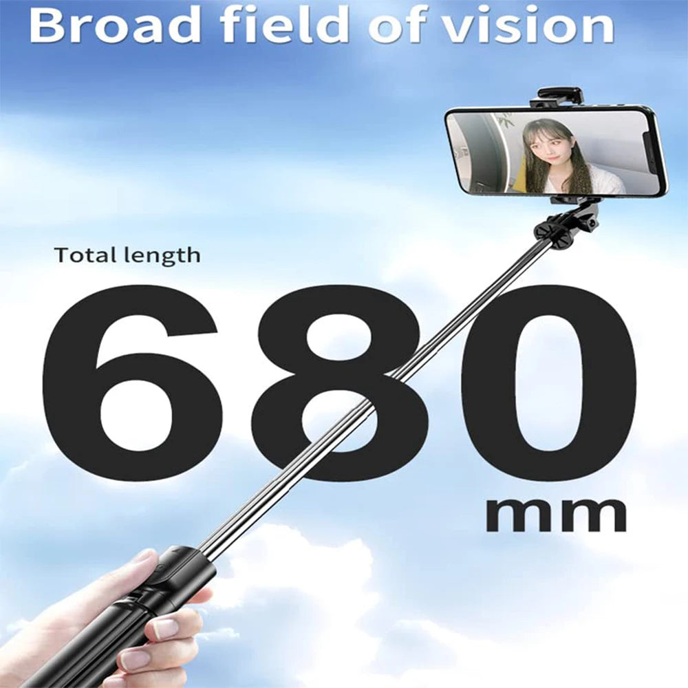 CrownQu Wireless Selfie Stick Tripod &ndash; Multifunctional Design for Ultimate Flexibility