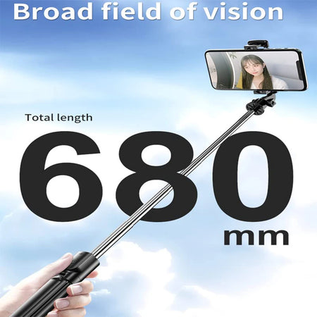 CrownQu Wireless Selfie Stick Tripod &ndash; Multifunctional Design for Ultimate Flexibility