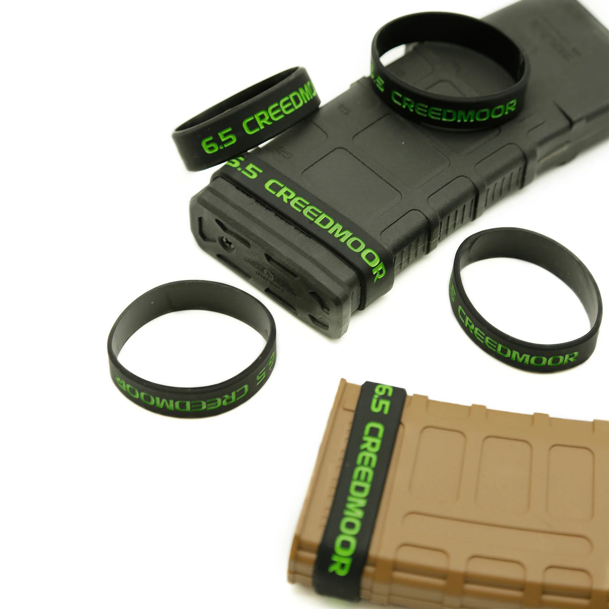 6 Pack Magazine Marking Bands &ndash; Multicolor For 7.62x39