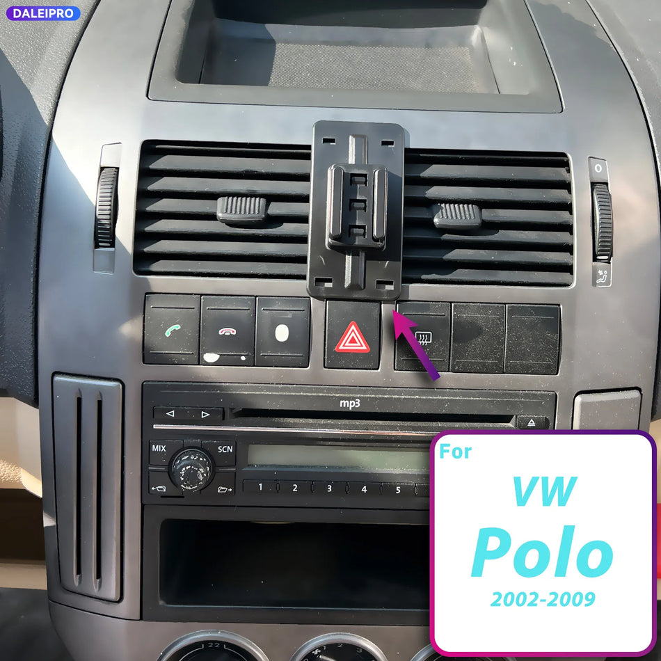 Phone Holder Base With 66W Charging For Volkswagen Polo 2002-2009