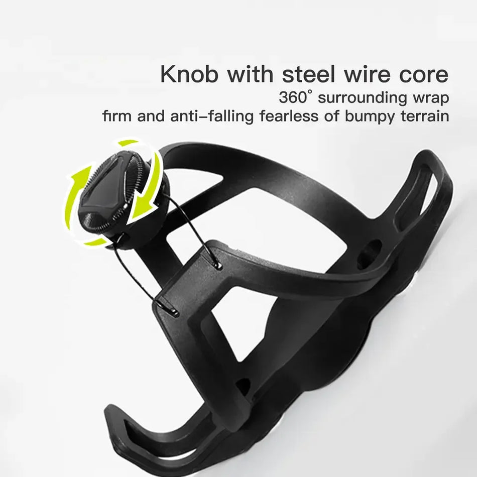 Cykelflaskhållare med AirTag-lokalisator, universell MTB-flaskhållare, snabb låsning