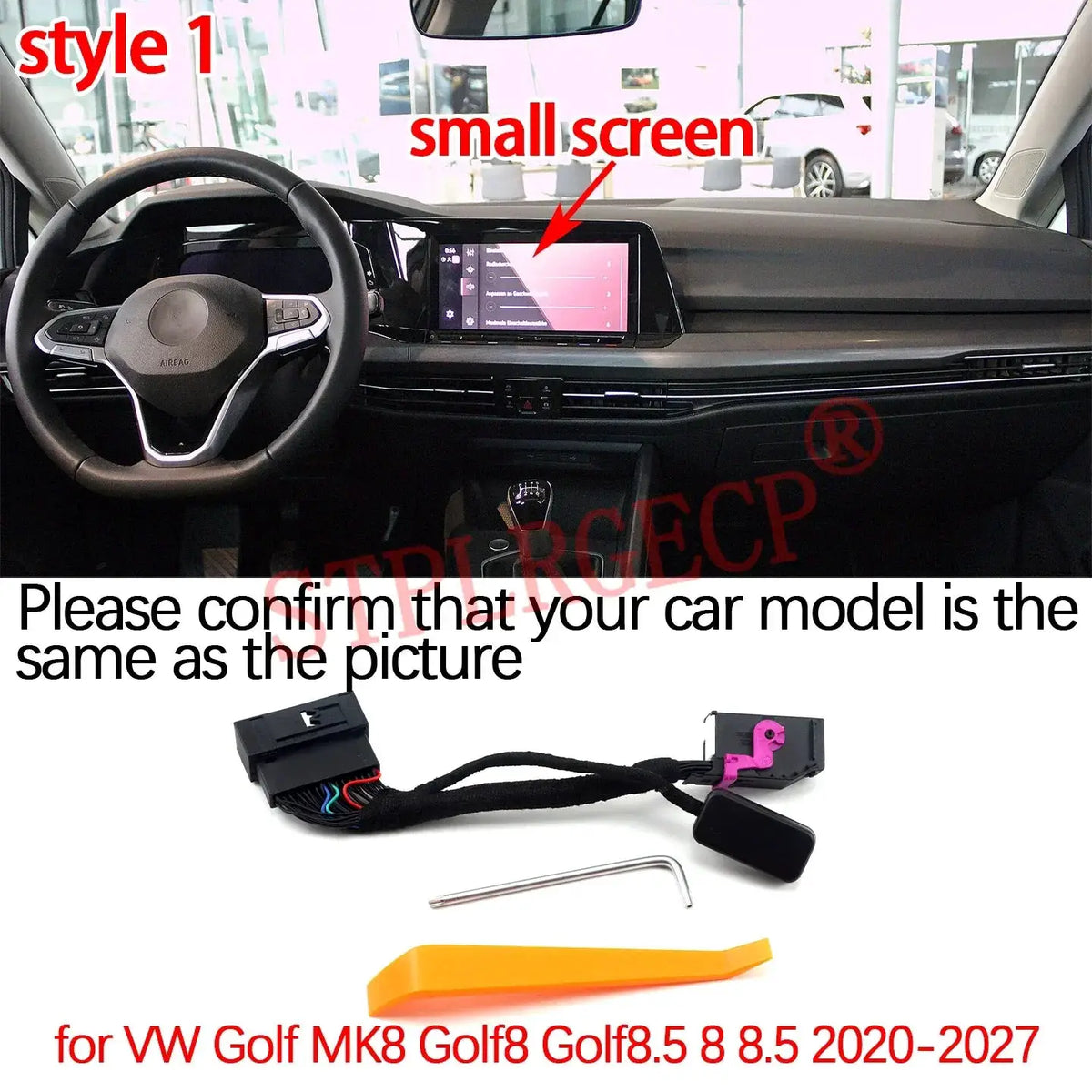 For Volkswagen VW Golf MK8 Golf8 2020-2027 Automatic Stop Start Engine System Off Cable Plug and Play Eliminator by InterCyprus Trading Ltd
